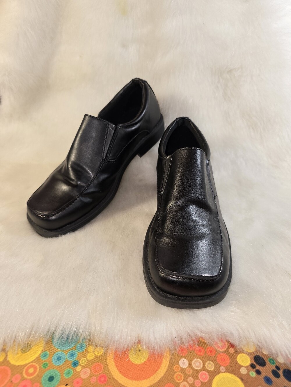 Smart Fit "Daniel" Boys/Youth Leather Slip-on Dress Loafer